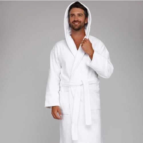 EvaTeks White Men's Robes