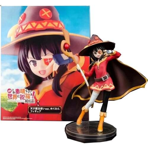 Gods Blessing on this Wonderful World Megumin 725 Action Figure Konosuba Megumin KonoSuba Figure Toy Gift 20cm