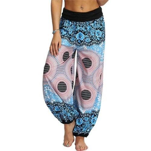 Fashion Bohemian Loose Pants Women Casual Hippy Trousers Baggy Harem Pant Casual Trousers Sport Women Fitness Спортивные Штаны