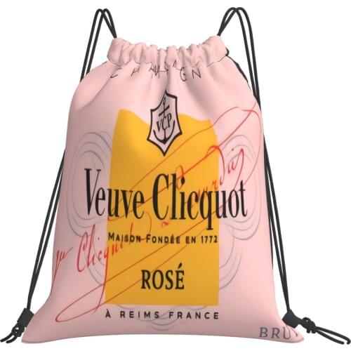 Veuve Chandon Fashion Classic Drawstring Backpack Drawstring Backpack Outdoor Portable Backpack Fitness Backpack_hyr03