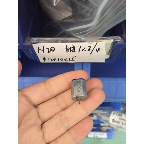 N20 DC 6V 0.05A 24000RPM Output Speed Electric Mini Motor for DIY Robot Toys