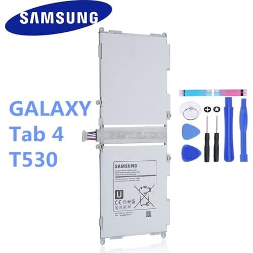 Original Tablet Battery Samsung GALAXY Tab 4 10.1" SM-T530 SM-T531 SM-T533 SM-T535 SM-T537 P5220 EB-BT530FBC EB-BT530FBE +Tools