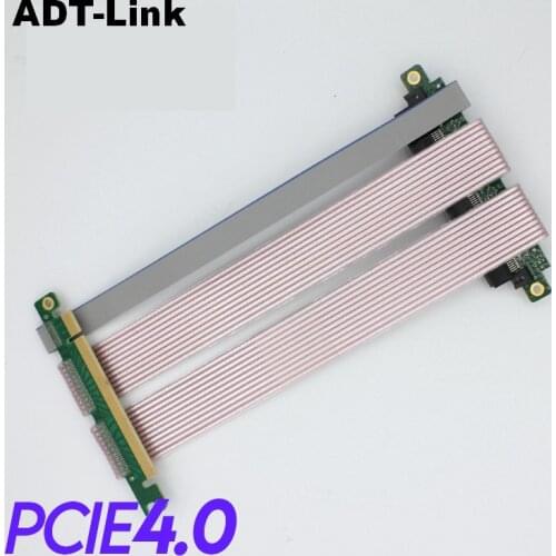 PCI Express 4.0 16x Flexible Cable Riser Graphics Card Reverse Extension Port Adapter Riser Card 155mm For ITX A4 Graphics Cards