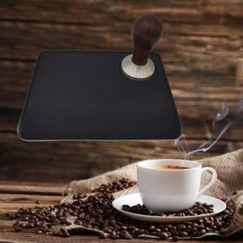 Food Grade Silicone Coffee Tamper Mat Anti-slip Espresso Latte Coffee Powder Tamping Rest Holder Pad