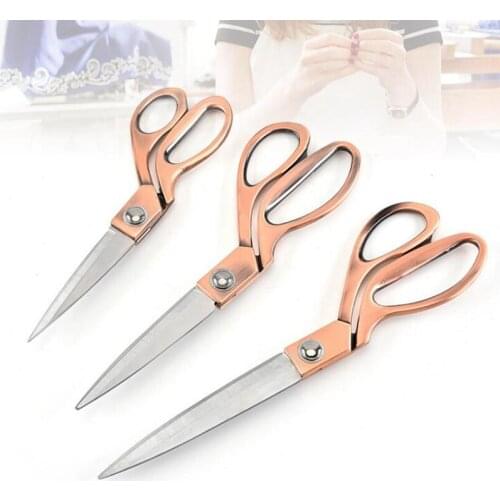 Professional High Quality Tailor Scissors Vintage Manganese Steel Fabric Leather Cutter Craft Scissors Sewing Accessories