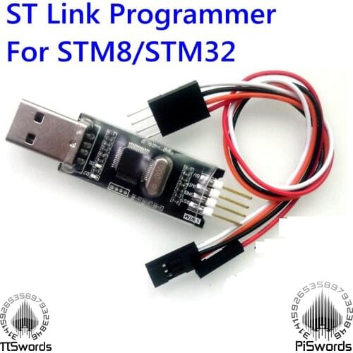 ST Link Programmer STLink STM8 Emulator STM32 Simulator ARM Downloader with SWIM SWD