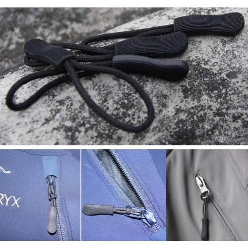 Zipper Pull Puller End Fit Zip Cord Tab Replacement Clip slider Buckle Travel Bag Suitcase Clothes Tent Backpack Rope Tag Fixer
