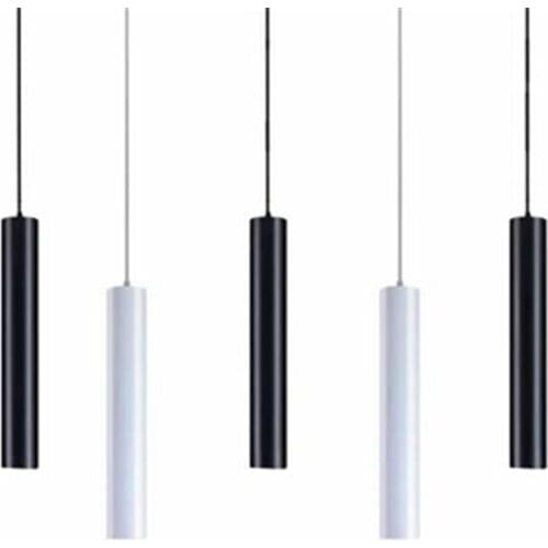 20CM/30CM/60CM Long Tube LED Downlight 3W/7W/12W COB Ceiling Light Cone Decorative Chandelier COB Hanging Wire Downlight