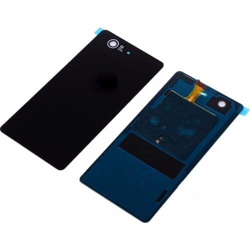 For Sony Xperia Z3 Compact Mini M55w Battery Back Glass Cover Z3 Mini D5803 D5833 Rear Glass Housing Back Cover&NFC