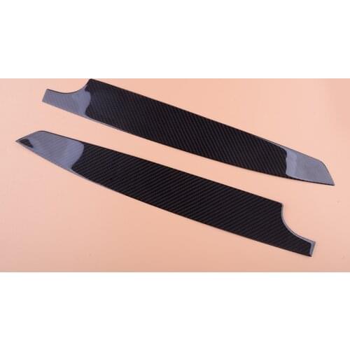 2Pcs Car Front Door Amrest Panel Trim Cover Carbon Fiber Black Fit for Toyota 86 Scion FR-S Subaru BRZ 2017 2018 2019 2020