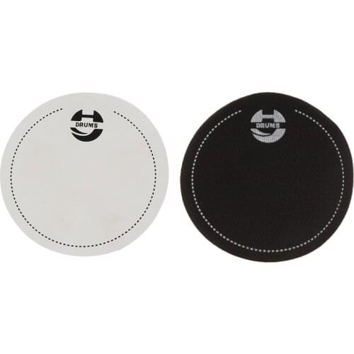2pcs Drumhead Strengthen Impact Pad Patch for Drum Kit Performance