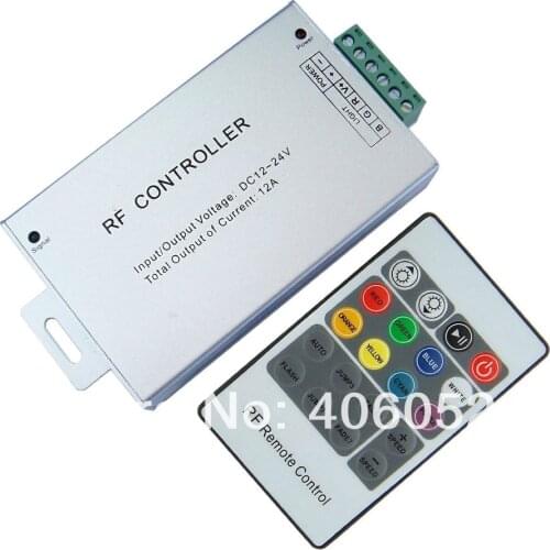 4pcs/lot DC12V 20 Key RGB remote Controller for smd5050/3528 rgb led strip