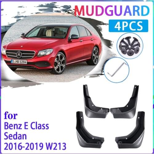 Car Mud Flaps for Mercedes Benz E-Class E Class W213 2016 2017 2018 2019 Mudguard Splash Guards Fender Mudflaps Auto Accessories