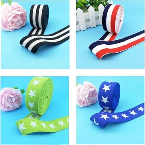 3M Length 3.8cm Width Rubber Band Elastic Band Elastic Ribbon Strap Sewing Accessories For Waist Belt Waistband Clothing