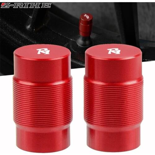 CNC Aluminium Wheel Tire Valve caps Airtight Covers For Yamaha R1 YZF-R1 YZFR1 1998-2009 2010 2011 2012 2013 2014 2015 2016 2017