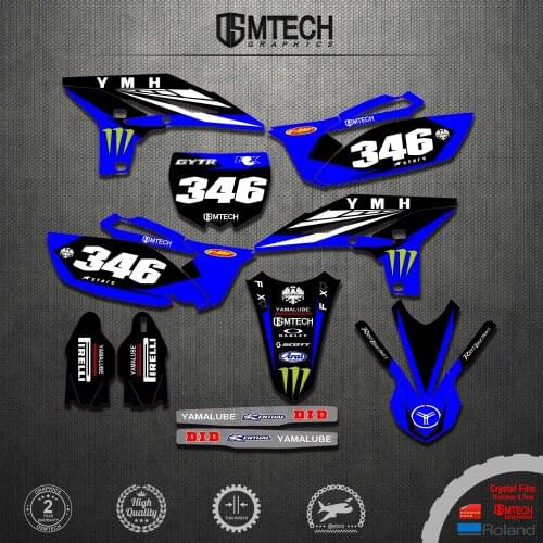 DSMTECH For YZ 250F Motorcycle Decals Stickers Backgrounds Graphics Kits For YAMAHA YZF250 YZ250F 2010 2011 2012 2013 YZF 250