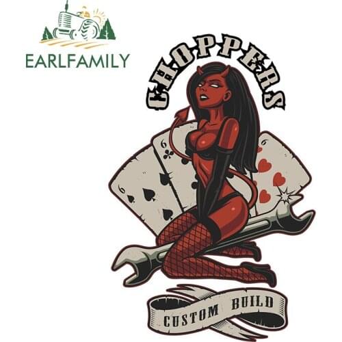 EARLFAMILY 13cm x 9cm For Hell Girl Anime Vinyl Car Stickers Windshield Motorcycle Decal Waterproof Scratch-Proof Car Styling