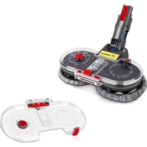 Electric Wet & Dry Mop Cleaning Mop Floor Head Brush For Dyson V7 V8 V10 V11 Wireless Vacuum Cleaner Accessories water tank