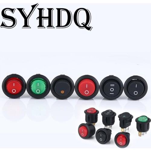 KCD conventional type cat eye type cat eye boat shape round rocker power switch red black yellow blue button 2/3 foot opening 20