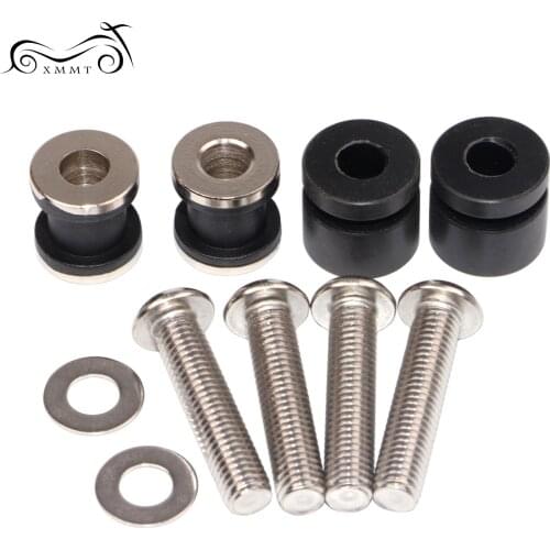 Motorcycle Detachable Backrest Sissy Bar Docking Hardware Kits Set For Harley Breakout FXSB 2013-2017