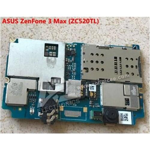 Mainboard for ASUS ZenFone 3 Max ZC520TL Motherboard 2GB RAM / 16GB ROM Logic Board Circuits Accessory Bundles