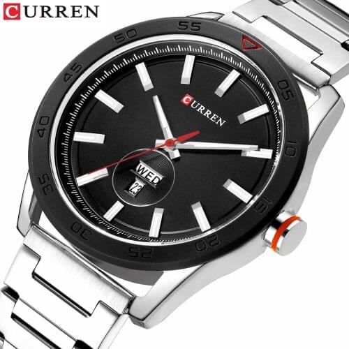 Fashion Curren Men Watch Top Luxury Brand Waterproof Men Wristwatch Casual Stainless Steel Date Clock Relogio masculino
