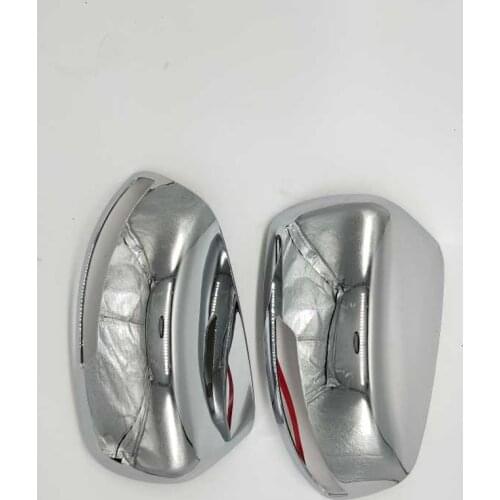 2PCS ABS Chrome Rearview mirror cover for JAC REFINE S3,plating plastic mirror trim decorative protect strip cover film stickers