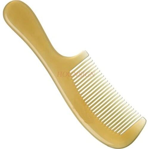 Extra Large Long Thick Hair Household Combs Wide And Body Natural Old Sheep Hairbrush Anti Static White Corner For Female Gift