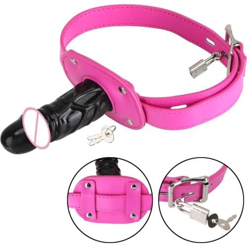 OLO Oral Dildo Open Mouth Gag Sex Toys Mouth Plug Sex Products Penis Gag Adult Games SM Bondage Restraints