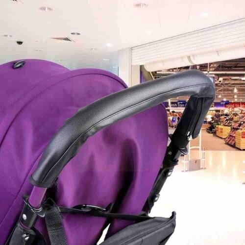 Baby Stroller Armrest Cover PU Leather Foldable And Universal Zipper Can Be Washable Car Umbrella Customized P1X1