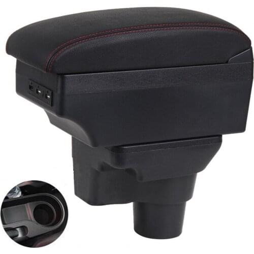 For Kia Rio armrest box Kia Rio 4 X-Line armrest universal car center console modification accessories with USB