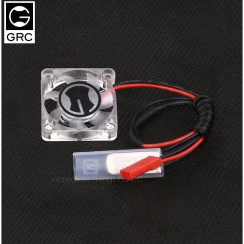 RC car transparent motor / electrically adjustable cooling fan small fan with thermal sensor