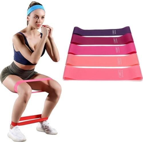 Fitness Training Chewing Gum Sports Gym Resistance Band Pilates Exercise Rubber Mini Belt Crossfit Training Equipment