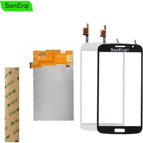SanErqi For Samsung Galaxy Grand 2 G7102 G7105 G7106 G7108 Duos Touch Screen Digitizer Sensor Glass + LCD Display With Sticker