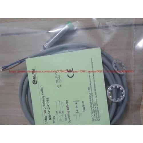 Brand new original proximity switch sensor Ni5-M12-OP6L, DC 3 wire PNP normally open