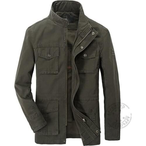 Spring Men 's Jackets Brand Designer Army Green Jacket and Coat For Man Mens Overcoats Plus Size XXXXL Mens Military Coats C1587