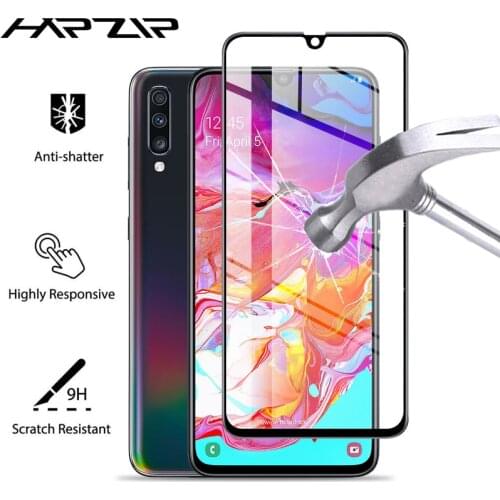 Full Coverage Tempered Glass Film Screen Protector For Samsung Galaxy A10 A10S A20 A20E A20S A30 A30S A40 A40S A50 A50S A60 A70