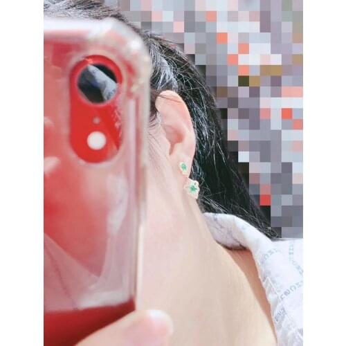 Luxurious Restoring Irregular natural green emerald drop earrings 925 silver Natural gemstone earring women party fine jewelry