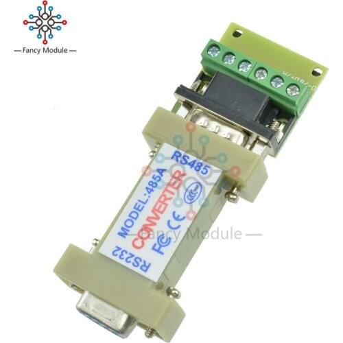 1Pcs RS232 to RS485 1.2KM Data Interface Adapter Converter Top