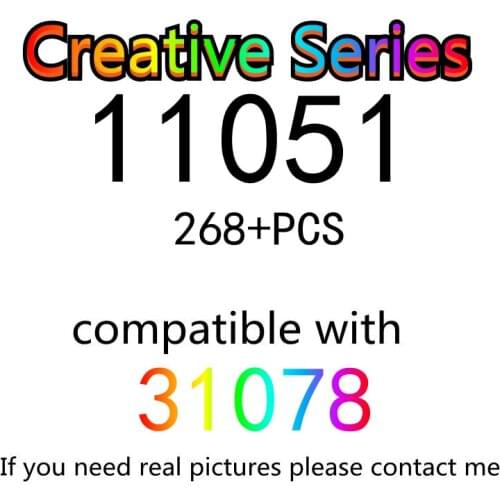 268PCS 11051 Building Block Toy Creative Series 31078 Assembled Building Block Childrens Toy Gifts
