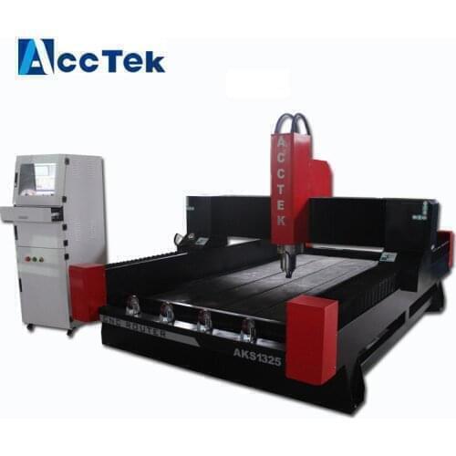 Acctek 1300*2500 Granite Grave Stone Cnc Engraver Router Machine