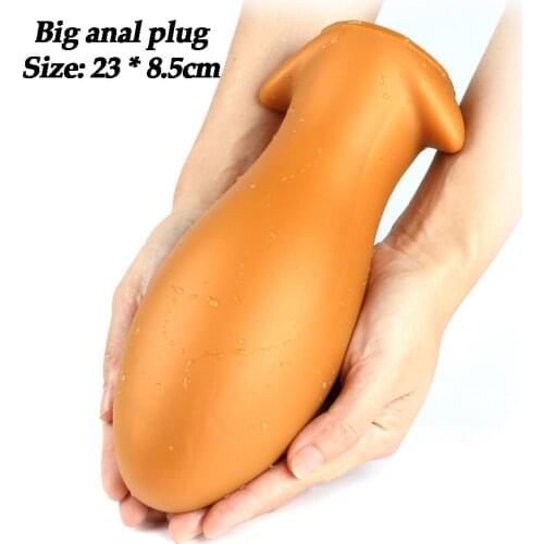 Huge Dragon Egg Sex Anal Plug Dildo Large Butt Plug Woman Anal Expander Sex Toys For Gay Round Head Insert Comfortable Dildos