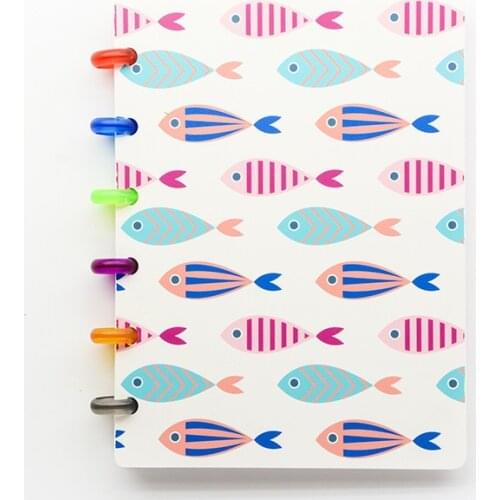 A6 Mood Diary Student Notebook Elementary School Junior High School Student Color Pattern Student Gift Mushroom Hole Notepad
