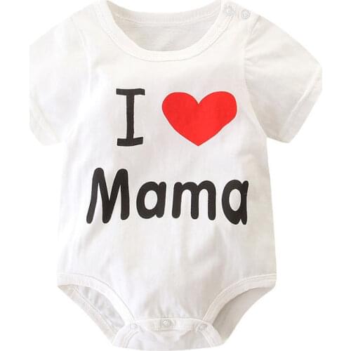 Newborn Boys Romper Summer Infant Unisex Newborn Short Sleeve Girls Print One-pieces Cotton Soft Jumpsuit Baby Clothes Outfits