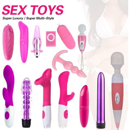 Dildo Vibrator For Women Bullet Vibrator G Spot Vagina Massager Butt Plug Sex Toys Anal Plug Vibrator For Female Adult Products