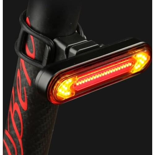 FTW USB Rechargeable Bike Tail Light Bicycle Rear Back Turn signal Light Waterproof for Night Cycling safety LED Lamp H008