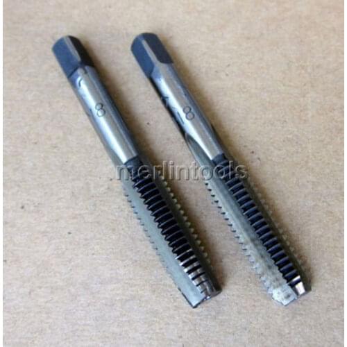 M8 x 1.25 Metric Taper and Plug Taps 8mm