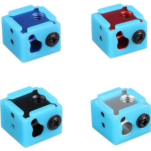 Heated aluminum block Thermistor galvanic print head BP6 heating block silicone case 3d printer parts