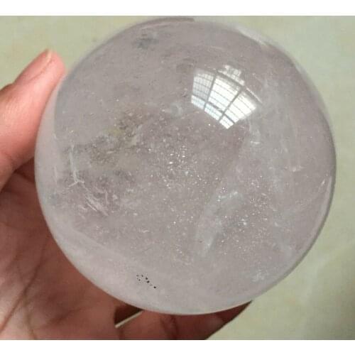 Natural transparent white crystal quartz ball ball reiki gem healing
