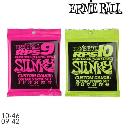 Original Ernie Ball Ernie Ball 2239/2240 Electric Guitar String RPS-9/RPS-10 Slinky Nickel Wound Set, .009 - .042 / .010 - .046